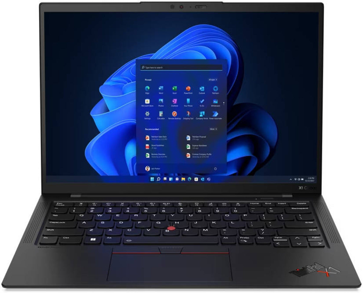 Lenovo ThinkPad X1 Carbon Gen 11 Laptop, 14" WUXGA IPS Touch Display, Intel Core i7-1365U vPro Processor, 32GB RAM, 1TB SSD, Intel Iris Xe, Backlit ENG Keyboard, Win11Pro, Deep Black