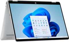 HP OmniBook 5 Flip Laptop, 14" 2K IPS Touch Display, Intel Core 7 155 Processor, 16GB RAM, 512GB SSD, Intel Graphics, English keyboard, Windows 11 Home, Glacier Silver